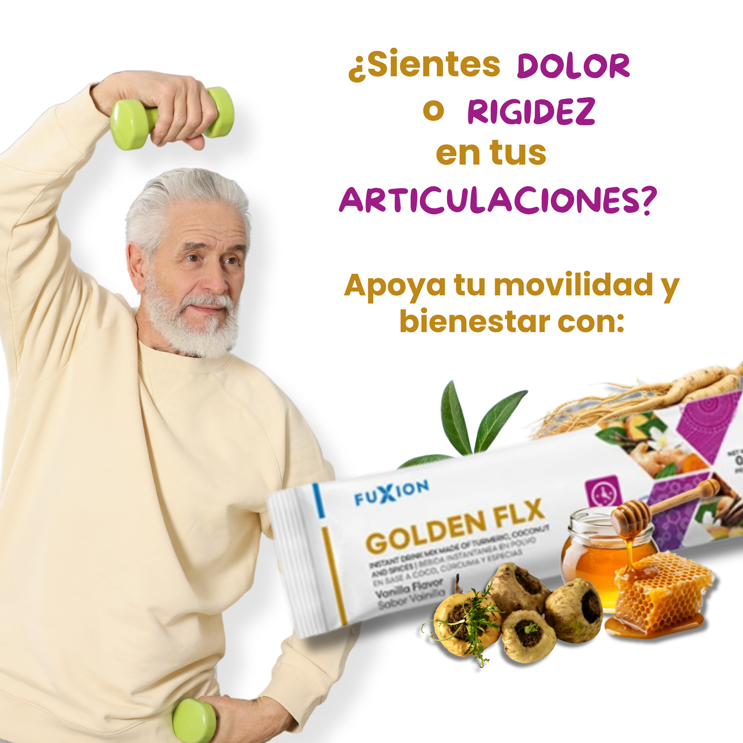 Golden FLX – BIENESTAR ARTICULAR🏃♀️➡️💛