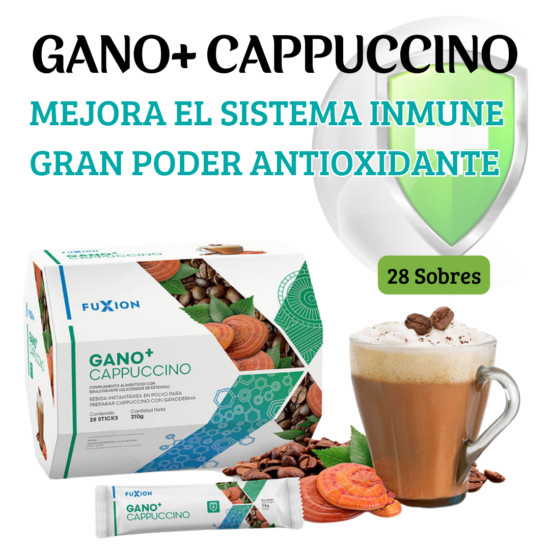 GANO+ CAPPUCCINO DE FUXION Ganoderma Lucidum+ Micronutriente