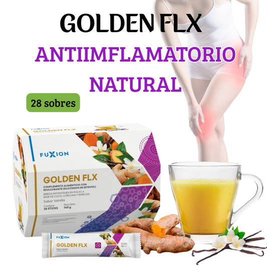 Golden FLX – Suplemento natural para articulaciones con colágeno y cúrcuma