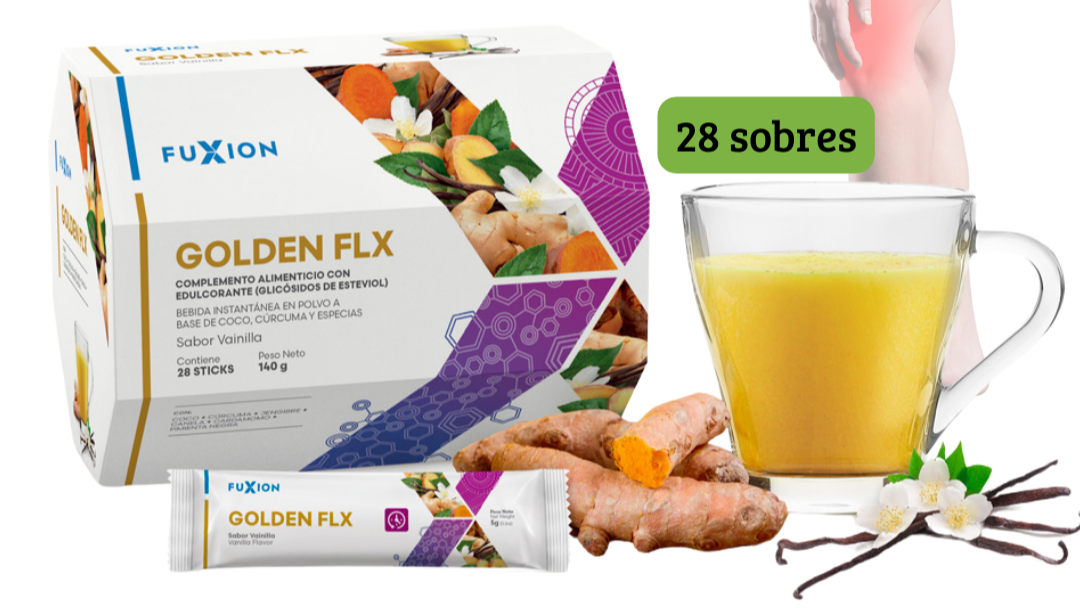 Golden FLX – Suplemento natural para articulaciones con colágeno y cúrcuma