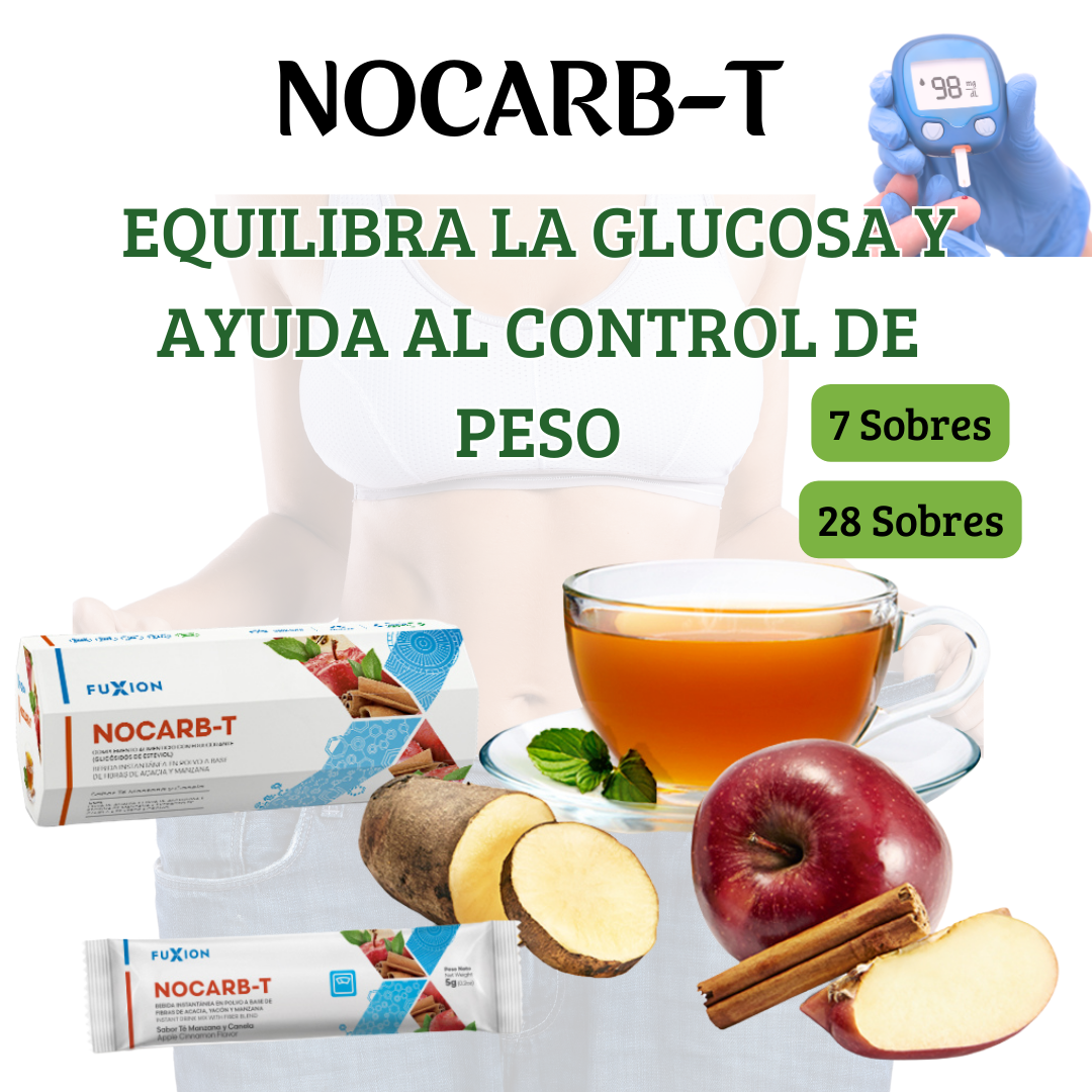 NOCARB-T DE FUXION Equilibra tu glucosa y control de peso