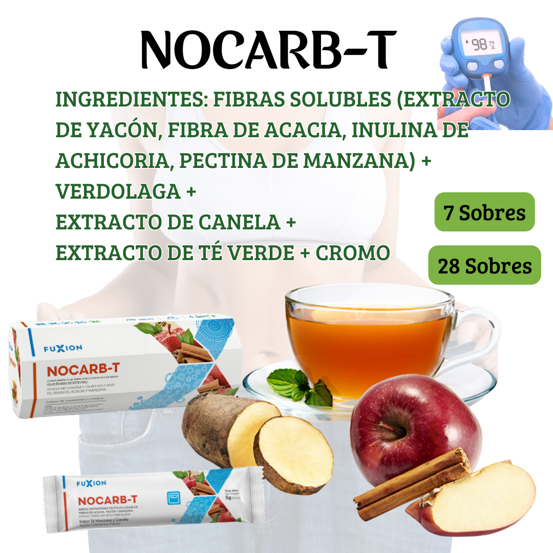 NOCARB-T DE FUXION Equilibra tu glucosa y control de peso