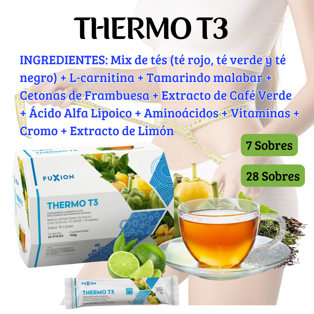 THERMO T3 Fuxion | Termogénico Natural ✨
