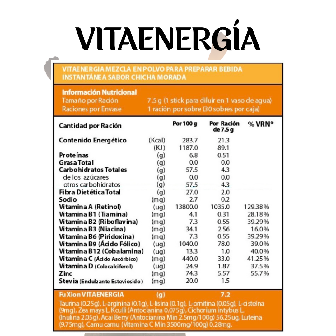 VitaEnergía de Fuxion | Energía Inteligente y Natural⚡