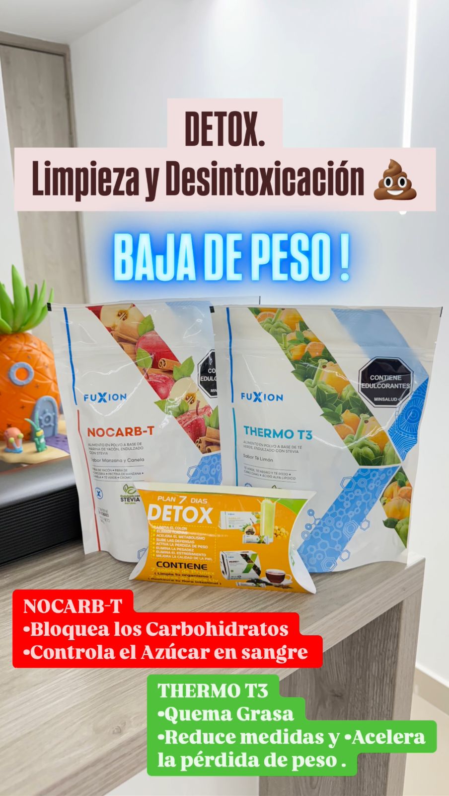 Kit Limpia y Quema Grasa FuXion - Detox Natural y Metabolismo Activo
