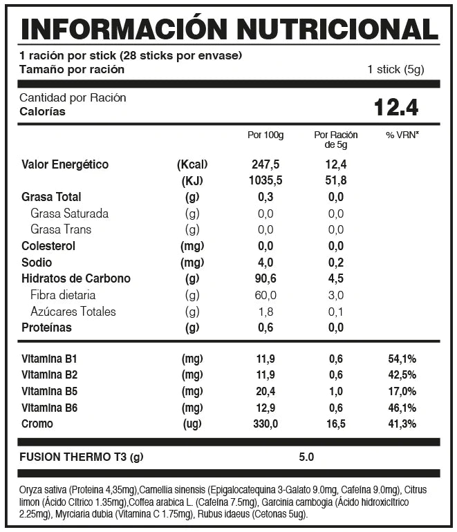 THERMO T3 Fuxion | Termogénico Natural ✨