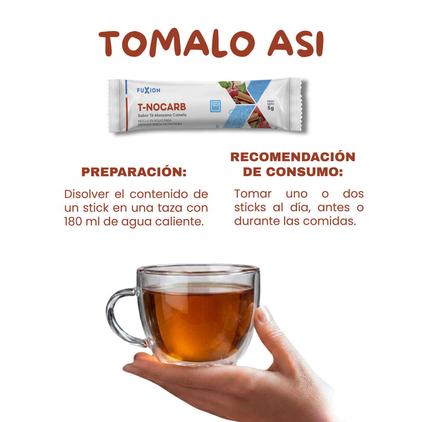 NOCARB-T DE FUXION Equilibra tu glucosa y control de peso