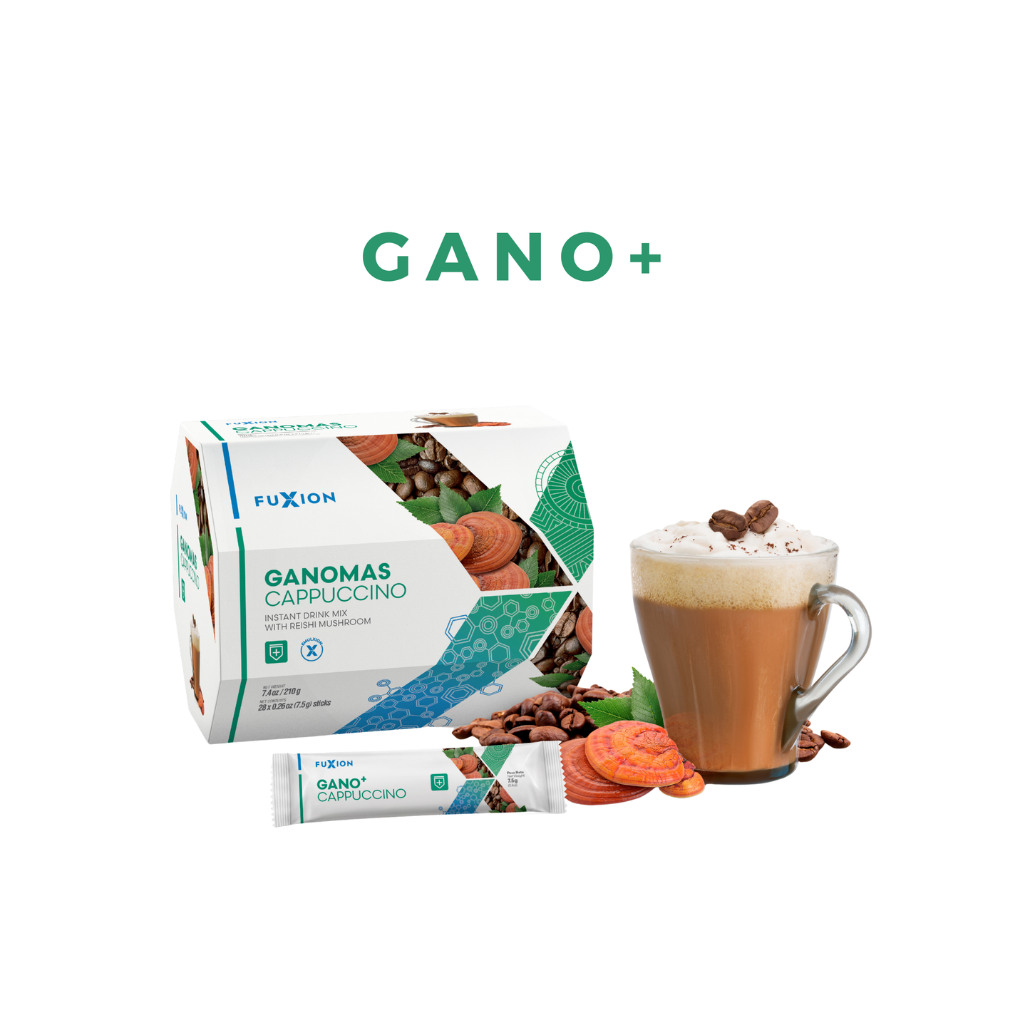 GANO+ CAPPUCCINO DE FUXION