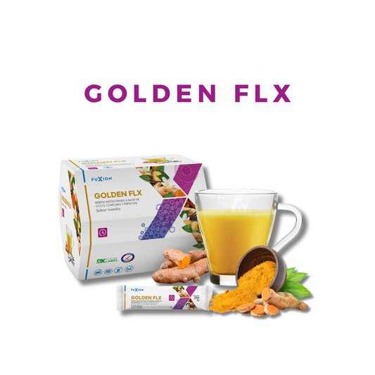 Golden FLX – Suplemento natural  con colágeno y cúrcuma