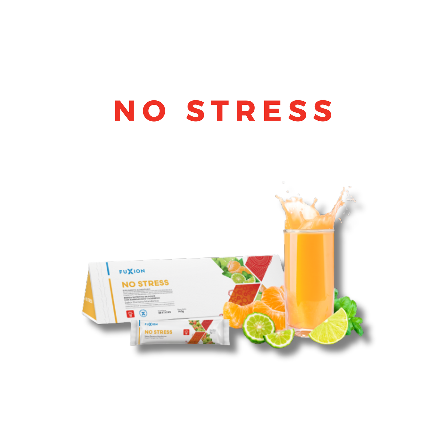 NO STRESS DE FUXION-🌿 Bienestar y enfoque con ingredientes naturales🧘‍♂️