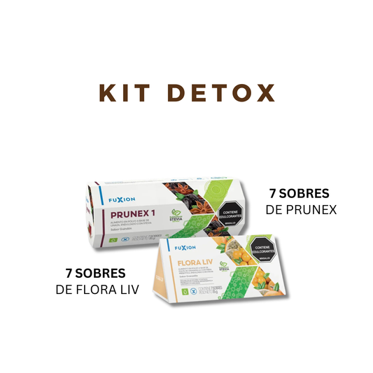 DETOX Digestivo Natural – Flora Liv + Prunex-1 | FuXion 7 dias