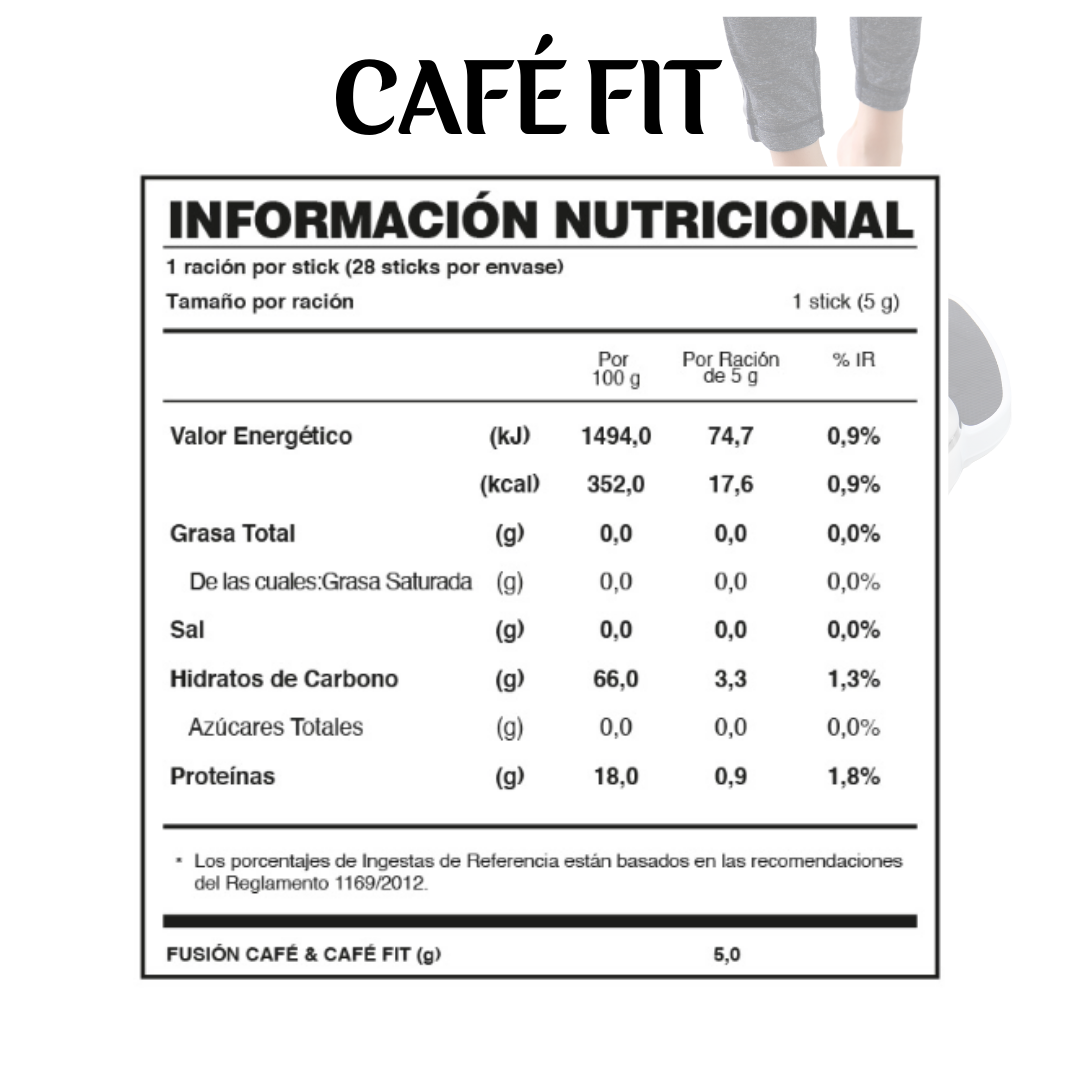 ☕ Café Fit de FuXion – Café funcional con té verde, garcinia cambogia y fibra natural🌿🌱