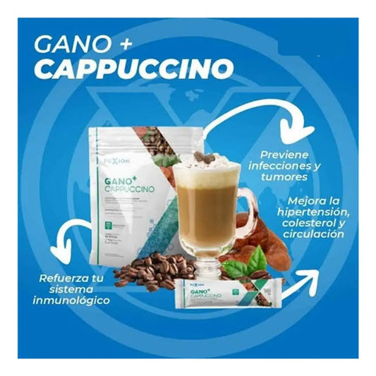 GANO+ CAPPUCCINO DE FUXION Ganoderma Lucidum+ Micronutriente