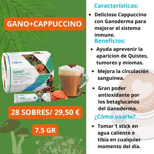 GANO+ CAPPUCCINO DE FUXION
