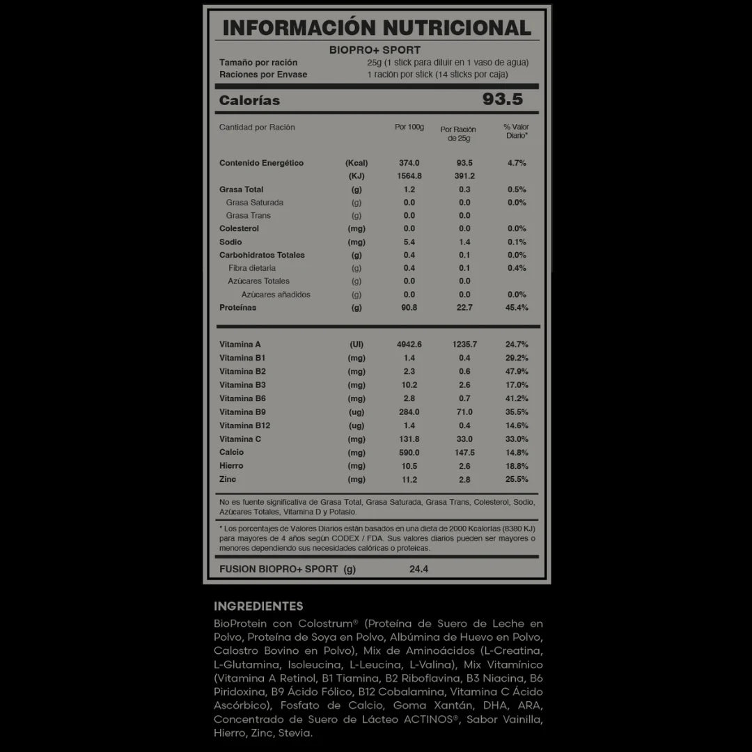 BIOPRO+ SPORT de FuXion (Proteína)