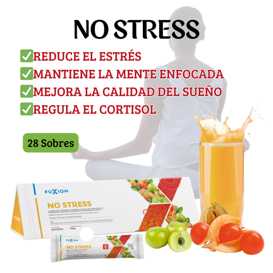 NO STRESS DE FUXION-🌿 Bienestar y enfoque con ingredientes naturales🧘‍♂️