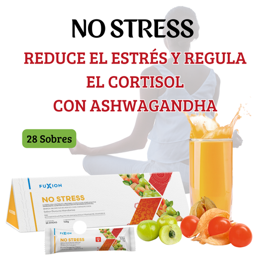 NO STRESS DE FUXION-🌿 Bienestar y enfoque con ingredientes naturales🧘‍♂️