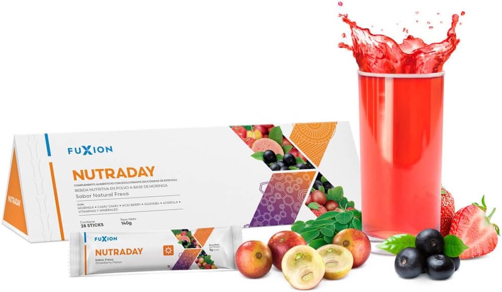 NUTRADAY🍓🍒🫐💙💪SUPLEMENTO ALIMENTICIO FUXION✨vitaminas y minerales