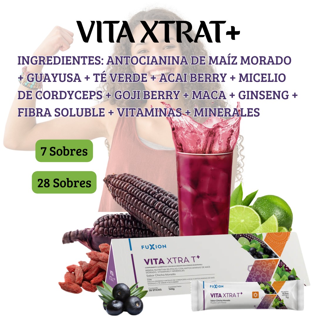 VITA XTRA T+ de FuXion Multivitaminico y Multimineral