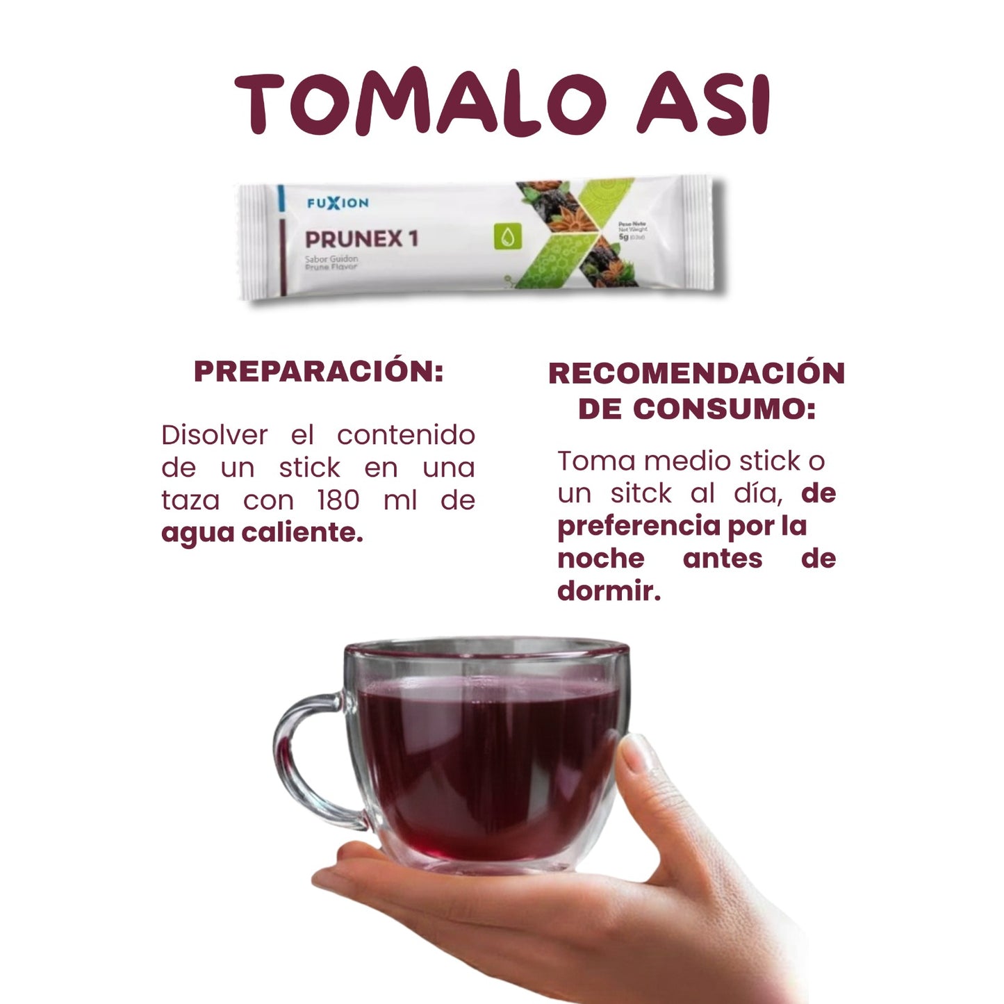 PRUNEX1 Fuxion – Fibra Natural 🌱✨